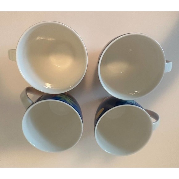 MIKASA-Christopher Stuart "Optima" China #HK102 "Barbados" 4-Coffee Mugs/Cups - Picture 6 of 11